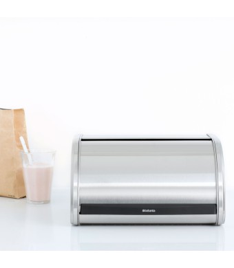 קופסת לחם בינונית, מט - מכסה מתגלגל Brabantia + הנחה 10% לנרשמים לניוזלטר