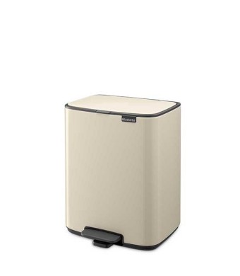 פח לשירותים BO פדל 12 ליטר, בז' עדין Brabantia + משלוח חינם + הנחה 10% לנרשמים לניוזלטר