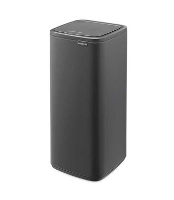 פח אשפה למטבח BO טאץ 30 ליטר, אפור כהה מינרלי Brabantia + הנחה 10% לנרשמים לניוזלטר + משלוח חינם