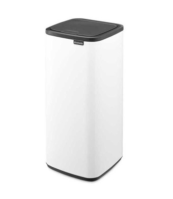 פח אשפה למטבח BO טאץ 30 ליטר, לבן Brabantia + הנחה 10% לנרשמים לניוזלטר + משלוח חינם