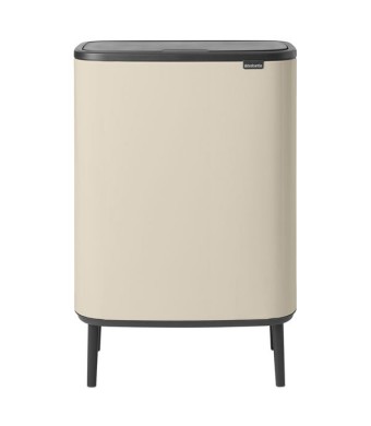 פח אשפה למטבח BO טאץ 60 ליטר,בז׳ עדין Brabantia + הנחה 10% לנרשמים לניוזלטר + משלוח חינם