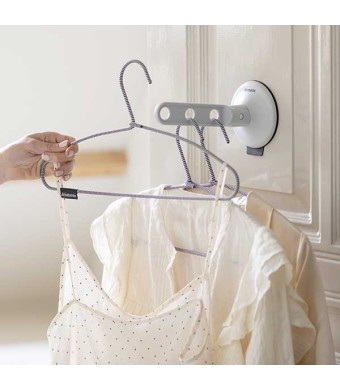 מתלה ואקום לקולבים, אפור בהיר Brabantia + הנחה 10% לנרשמים לניוזלטר