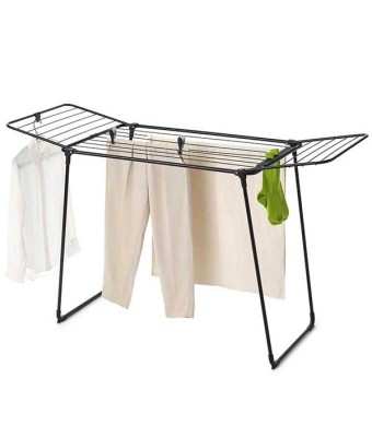 מתלה כביסה מתקפל 18 מטר, שחור HangOn Too ברבנטיה + משלוח חינם + הנחה 10% לנרשמים לניוזלטר