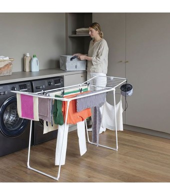 מתלה כביסה מתקפל 18 מטר, לבן HangOn Too ברבנטיה + משלוח חינם + עכשיו במבצע 50% הנחה SALE