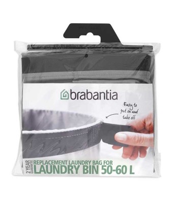 סל כביסה פנימי מבד לסל כביסה עגול 60 ליטר Brabantia + הנחה 10% לנרשמים לניוזלטר