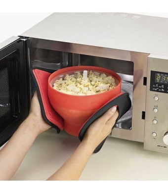 כלי להכנת פופקורן במיקרוגל, סיליקון Lekue מבית Brabantia + הנחה 10% לנרשמים לניוזלטר