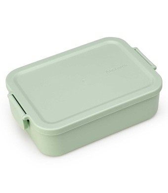קופסת אוכל בינונית 1.1 ליטר Make & Take פלסטיק ללא BPA ירוק ג׳ייד Brabantia + הנחה 10% לנרשמים לניוזלטר