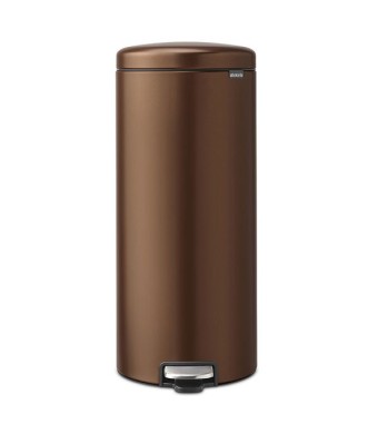 פח פדל 30 ליטר NewIcon ברונזה​ חם Brabantia + משלוח חינם + הנחה 10% לנרשמים לניוזלטר