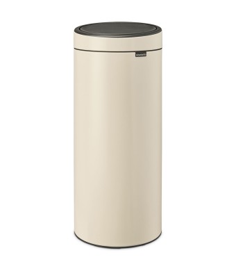 פח טאץ 30 ליטר בז' עדין Brabantia + משלוח חינם + הנחה 10% לנרשמים לניוזלטר