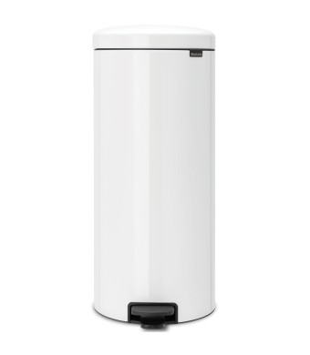 פח פדל 30 ליטר לבן Brabantia - NewIcon + משלוח חינם + הנחה 10% לנרשמים לניוזלטר