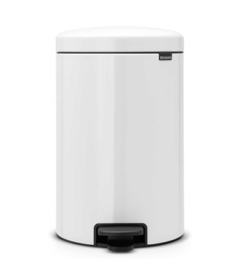 פח פדל 20 ליטר לבן  Brabantia - NewIcon + הנחה 10% לנרשמים לניוזלטר