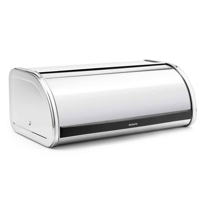 קופסת לחם גדולה, מבריק - מכסה מתגלגל Brabantia + הנחה 10% לנרשמים לניוזלטר