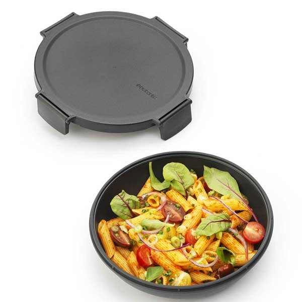 קערה לארוחת צהריים 1 ליטר Make & Take פלסטיק ללא BPA אפור כהה Brabantia + הנחה 10% לנרשמים לניוזלטר