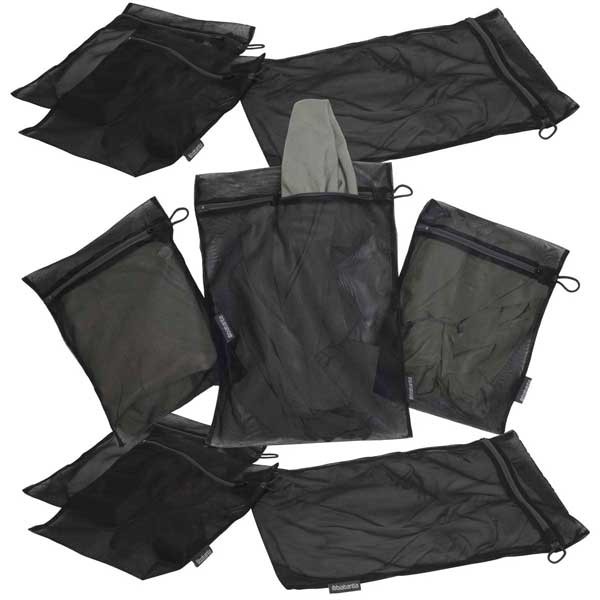 סט 9 שקיות רשת לכביסה עדינה, שחור Brabantia + הנחת כמות 50%