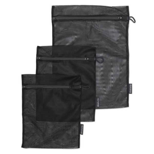סט 3 שקיות רשת לכביסה עדינה, שחור Brabantia + הזמינו 3 סטים של שקיות רשת לכביסה עדינה, חזיות, גרביים או נעליים וקבלו 50% הנחת כמות