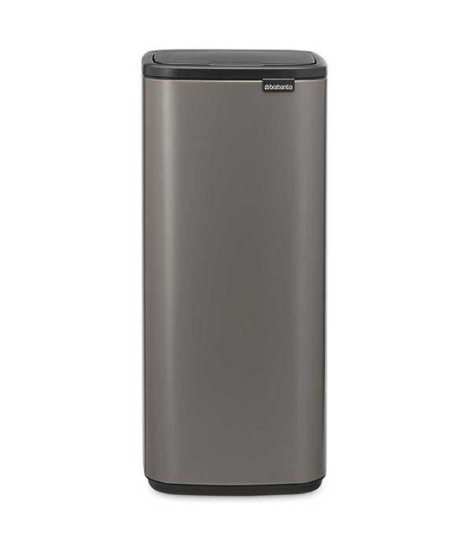 פח אשפה למטבח BO טאץ 30 ליטר, פלטינום Brabantia + הנחה 10% לנרשמים לניוזלטר + משלוח חינם