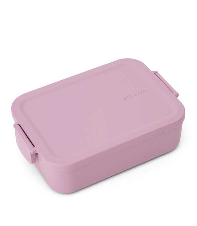 קופסת אוכל בינונית 1.1 ליטר Make & Take פלסטיק ללא BPA ורוד לילך Brabantia + הנחה 10% לנרשמים לניוזלטר