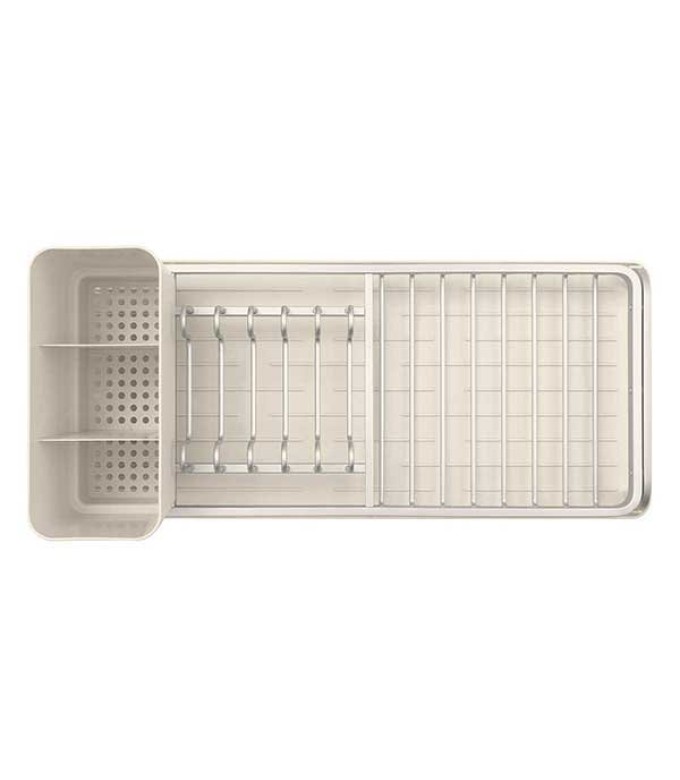 מתקן לייבוש כלים קטן - בז׳ עדין Brabantia + משלוח חינם + הנחה 10% לנרשמים לניוזלטר