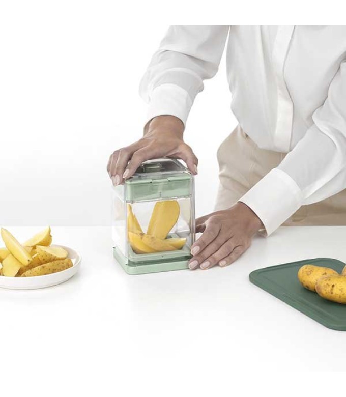חותך צ'יפס ופלחי תפו"א +Tasty ירוק ג'ייד Brabantia + הנחה 10% לנרשמים לניוזלטר