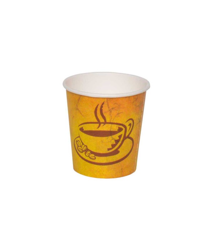 כוסות נייר גרניט Café Marble - כוסות נייר לשתיה חמה 100 מ״ל - קרטון 1000 כוסות במחיר מיוחד ללקוחות BRASS 