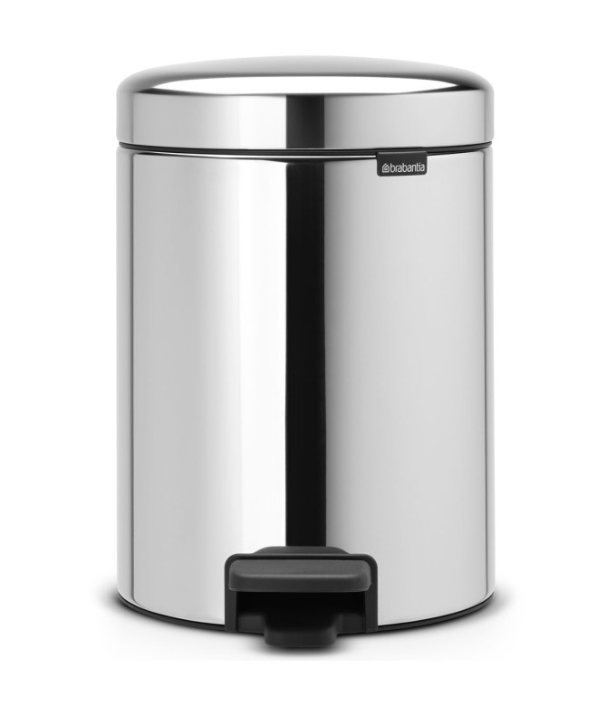 פח פדל 5 ליטר NewIcon מבריק - Brabantia + משלוח חינם + הנחה 10% לנרשמים לניוזלטר