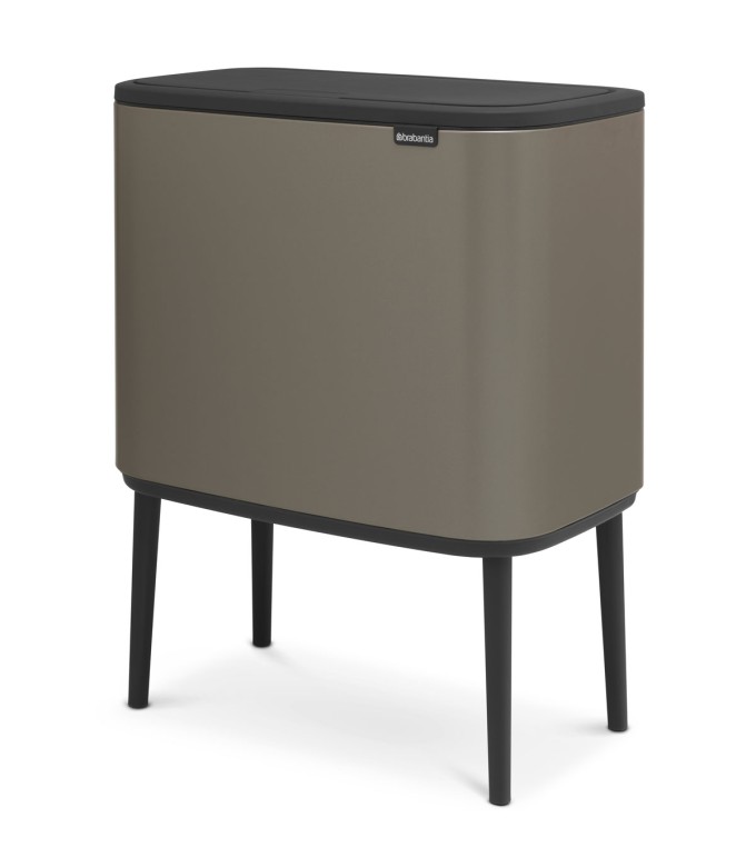 פח אשפה למטבח BO טאץ 36 ליטר, פלטינום Brabantia + הנחה 10% לנרשמים לניוזלטר + משלוח חינם