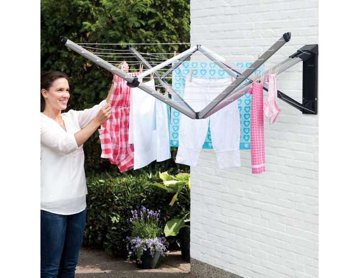 מתלה כביסה WallFix כיסוי בד 24 מטר Brabantia + משלוח חינם + הנחה 10% לנרשמים לניוזלטר