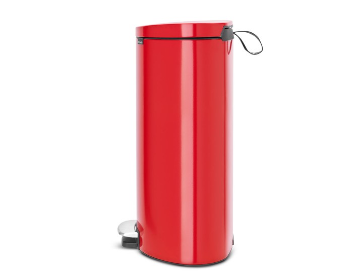 פח פדל אובלי - גב שטוח, 40 ליטר אדום תשוקה  Brabantia + הנחה 10% לנרשמים לניוזלטר