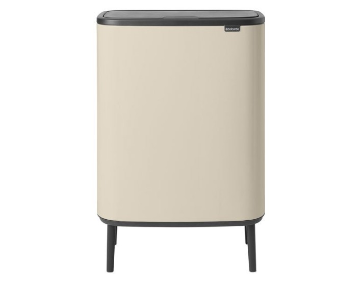 פח אשפה למטבח BO טאץ 60 ליטר,בז׳ עדין Brabantia + הנחה 10% לנרשמים לניוזלטר + משלוח חינם