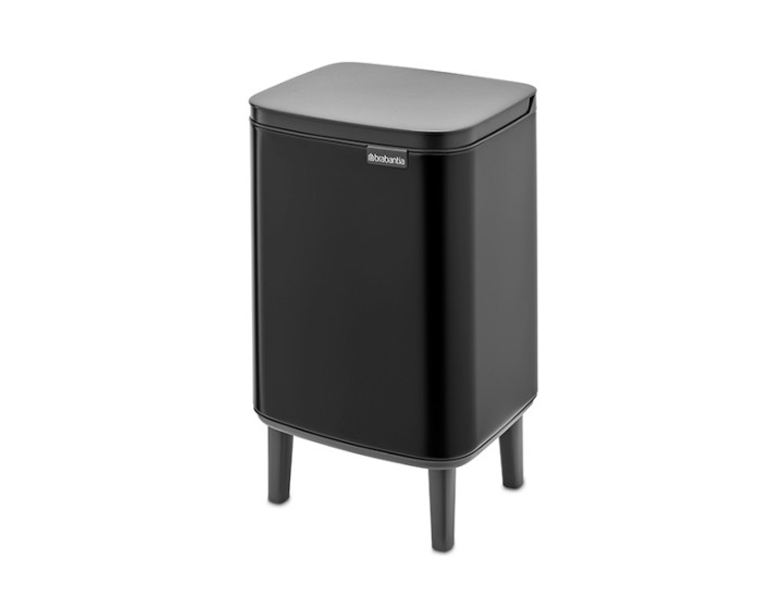 פח אשפה לשירותים BO ברבנטיה 7 ליטר, שחור מט Brabantia + משלוח חינם + הנחה 10% לנרשמים לניוזלטר