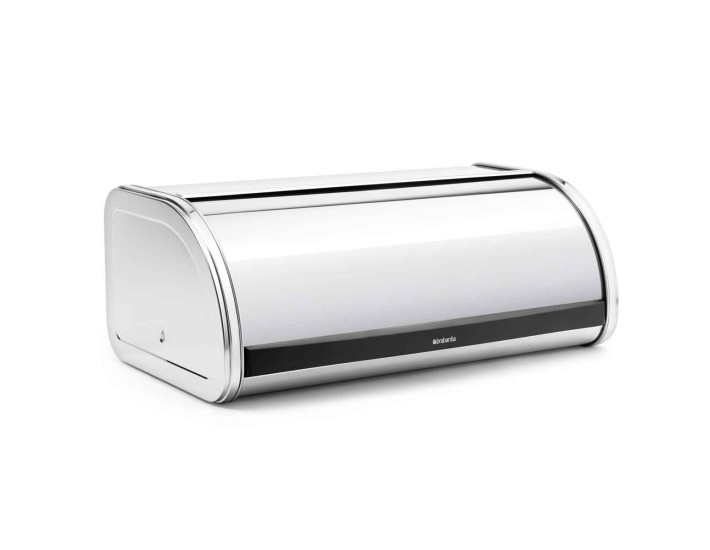 קופסת לחם גדולה, מבריק - מכסה מתגלגל Brabantia + הנחה 10% לנרשמים לניוזלטר