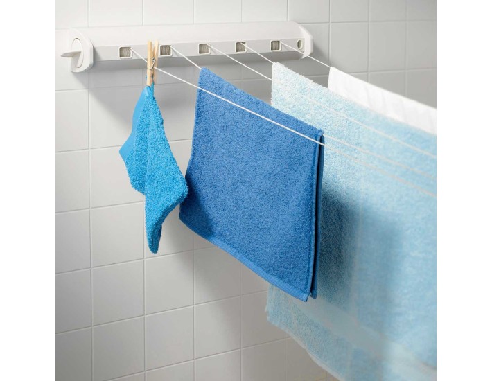 מתלה ייבוש כביסה בין קירות 22 מטר Brabantia + משלוח חינם + הנחה 10% לנרשמים לניוזלטר