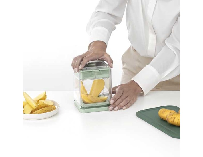 חותך צ'יפס ופלחי תפו"א +Tasty ירוק ג'ייד Brabantia + הנחה 10% לנרשמים לניוזלטר