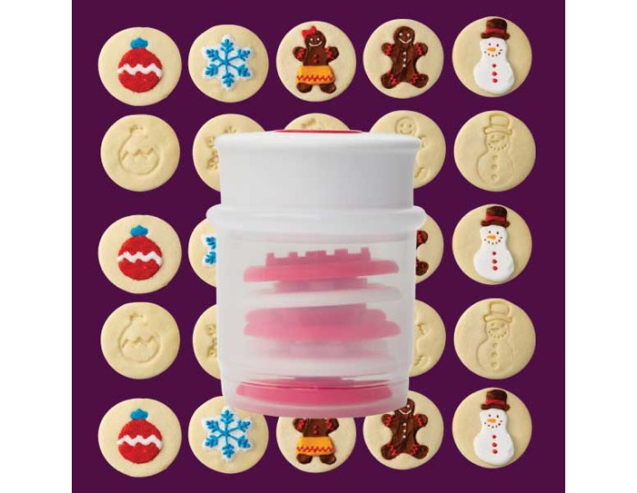 מעצב עוגיות עם חותמות חורף Chef'n + הנחה 10% לנרשמים לניוזלטר