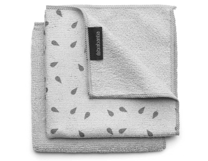 זוג מגבות מטבח לכלים, מיקרופייבר - אפור בהיר Brabantia  - הנחה 10% לנרשמים לניוזלטר