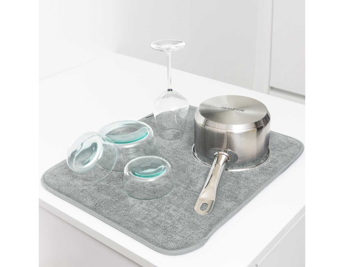 משטח מיקרופייבר לייבוש כלים - אפור Brabantia - הנחה 10% לנרשמים לניוזלטר