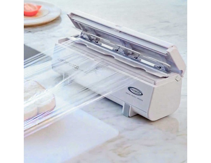 דיספנסר עטיפה ביתי Speedwrap 300 - לחיתוך גלילי נייר כסף או ניילון נצמד ברוחב 300 מ״מ מבית Wrapex + מתנה גליל ניילון נצמד באורך 100 מטר + הנחה 10% לנרשמים לניוזלטר