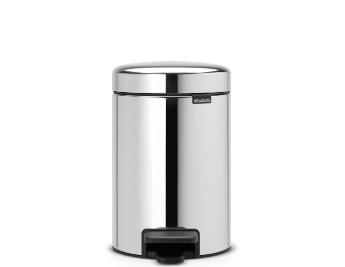 פח פדל 3 ליטר מבריק  Brabantia - NewIcon + משלוח חינם + הנחה 10% לנרשמים לניוזלטר
