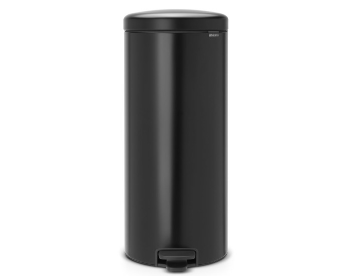 פח פדל 30 ליטר שחור מט  Brabantia - NewIcon + משלוח חינם + הנחה 10% לנרשמים לניוזלטר