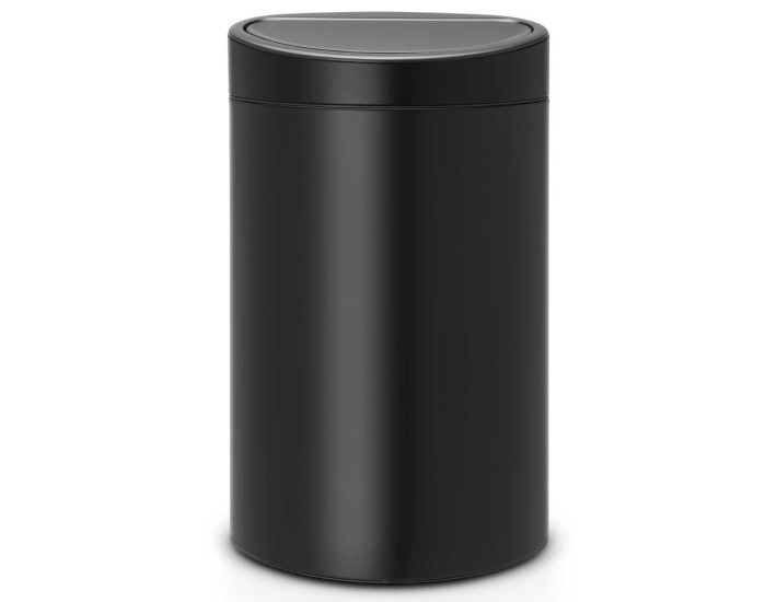 פח טאץ אובלי 40 ליטר שחור מט Brabantia + משלוח חינם + הנחה 10% לנרשמים לניוזלטר