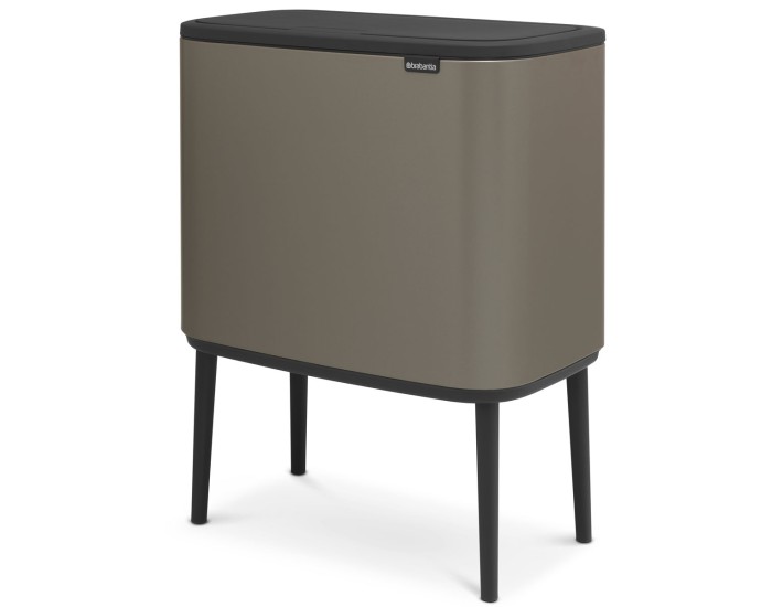 פח אשפה למטבח BO טאץ 36 ליטר, פלטינום Brabantia + הנחה 10% לנרשמים לניוזלטר + משלוח חינם