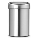 פח טאץ 3 ליטר מט כולל תליה Brabantia + הנחה 10% לנרשמים לניוזלטר + משלוח חינם