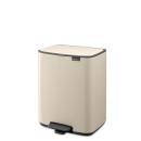 פח לשירותים BO פדל 12 ליטר, בז' עדין Brabantia + משלוח חינם + הנחה 10% לנרשמים לניוזלטר