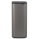 פח אשפה למטבח BO טאץ 30 ליטר, פלטינום Brabantia + הנחה 10% לנרשמים לניוזלטר + משלוח חינם