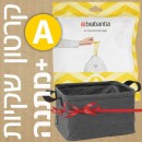 קרטון שקיות קוד A לפח אשפה 3 ליטר ולפח 4 ליטר BO ברבנטיה 400 שקיות בחבילות דיספנסר Brabantia + משלוח חינם + הנחת כמות 30% + מתנה מדהימה: סל כביסה מתקפל 35 ליטר, בד אפור כהה Pepper Black ברבנטיה