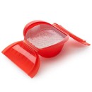 מאדה סיליקון עמוק עם מגש פנימי לבישול 3-4 מנות במיקרוגל Lekue מבית Brabantia + עכשיו במבצע 25% הנחת פסח SALE