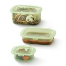 קופסאות סיליקון, מכסה מחובר - 200+500+1000 מ״ל - סט 3 קופסאות למקרר ולמקפיא Lekue מבית Brabantia + עכשיו במבצע 25% הנחת פסח SALE