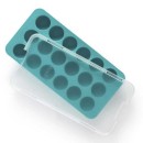 תבנית קרח עיגולים, גומי טורקיז + מכסה פלסטיק שקוף Lekue לקואה מבית Brabantia + עכשיו במבצע 25% הנחת פסח SALE