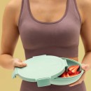 קערה לארוחת צהריים 1 ליטר Make & Take פלסטיק ללא BPA ירוק ג׳ייד Brabantia + הנחה 10% לנרשמים לניוזלטר