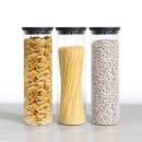 סט 3 מיכלי זכוכית 1.9 ליטר, מכסה אפור כהה Brabantia + הנחה 10% לנרשמים לניוזלטר